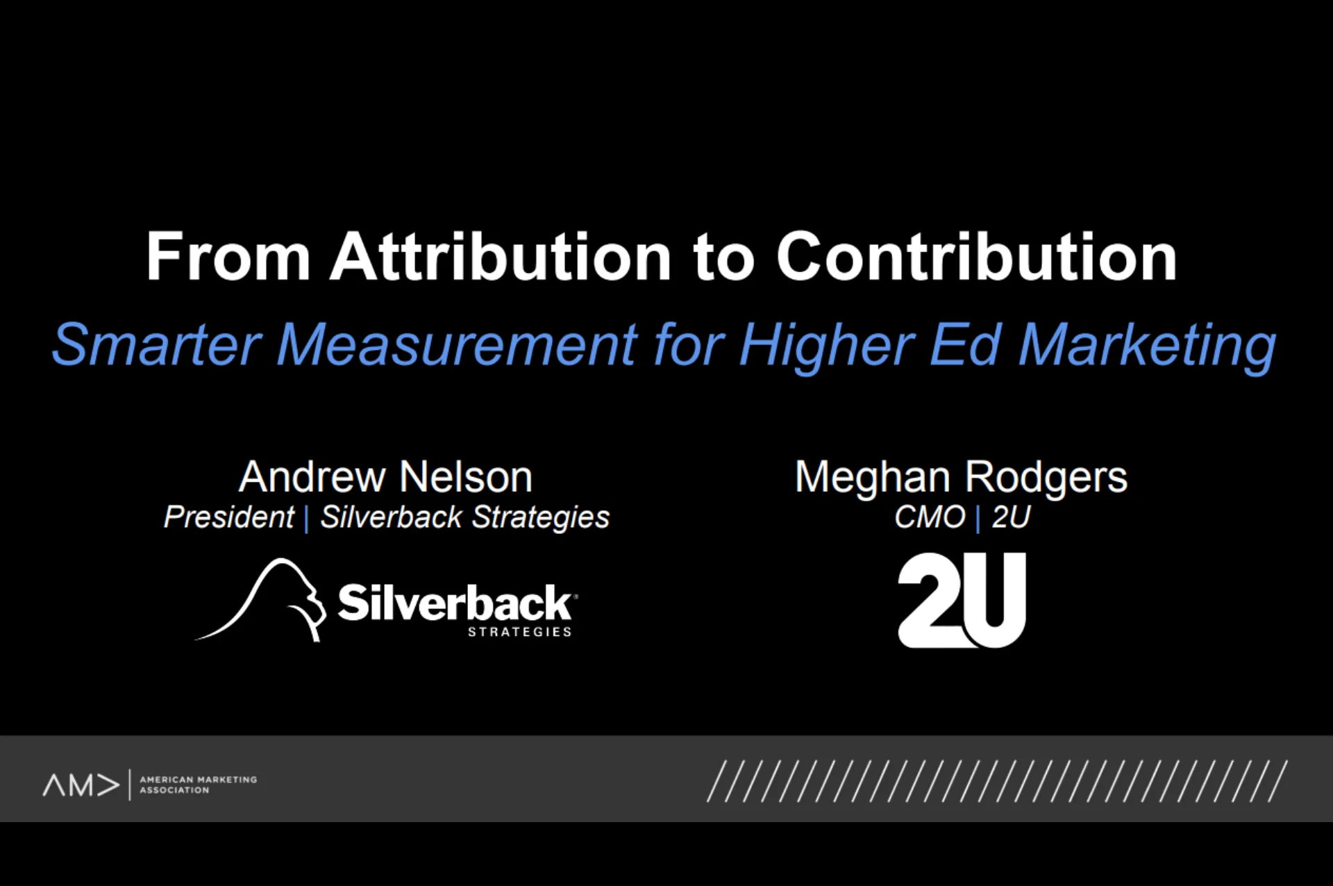 From Attribution to Contribution